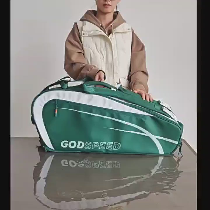 Large capacity tennis bag